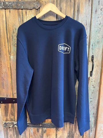 Drift French Navy Organic Heavyweight Sweatshirt
