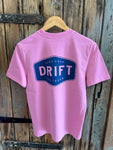 Drift Bubble Pink Organic Logo Tee