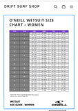 O’Neill Women’s Epic 6/5/4 hooded chest zip 2023/24