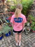 Drift Junior Pink Joy Organic Logo Tee