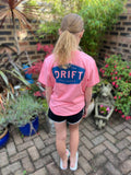 Drift Junior Pink Joy Organic Logo Tee