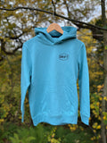 Junior Drift Teal Organic Heavyweight Hoody