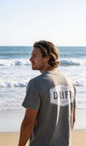 Drift Misty Grey Organic Logo Tee