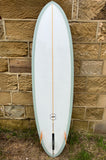 Aloha 7'0 EZ Mid Eggshell Gloss Resin Tint including fins