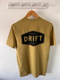 Drift Faded Olive Organic Logo Tee