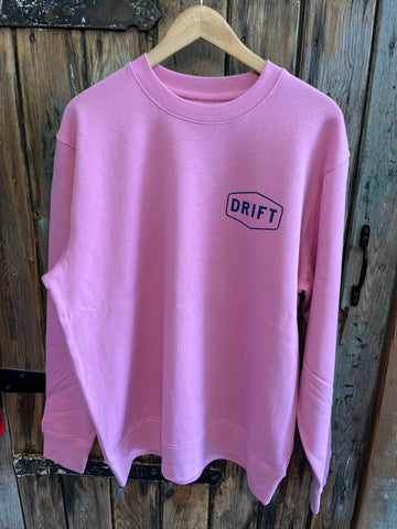 Drift Bubble Pink Organic Heavyweight Sweatshirt