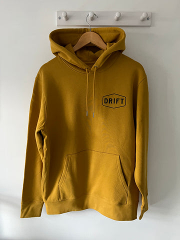 Drift Ochre Organic Heavyweight Hoody in Organic Cotton